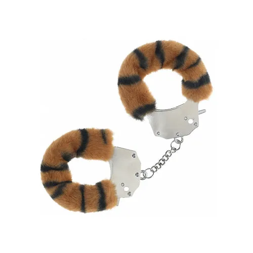 Shots America Couples | Ouch! - Heavy-Duty Fluffy Handcuffs - Tiger
