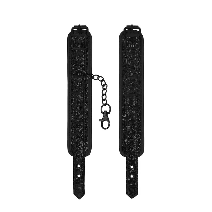 Shots Toys Anal | Ouch Luxury Black Hand Cuffs