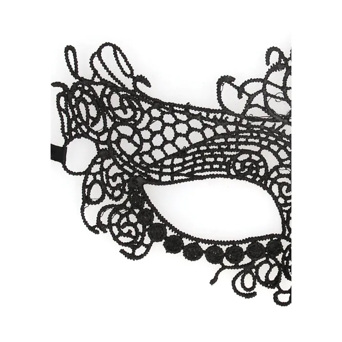 Shots Toys Ouch Queen Black Lace Mask | Anal