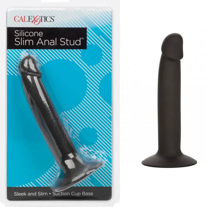 Silicone Slim Anal Stud - Black | CalExotics Anal Silicone Slim Anal Stud - Black | CalExotics Anal