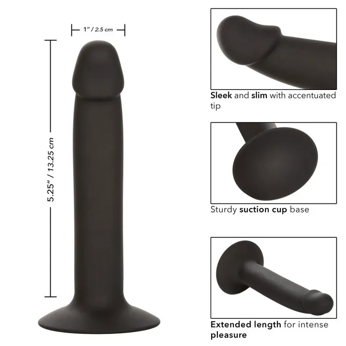 Silicone Slim Anal Stud - Black | CalExotics Anal Silicone Slim Anal Stud - Black | CalExotics Anal