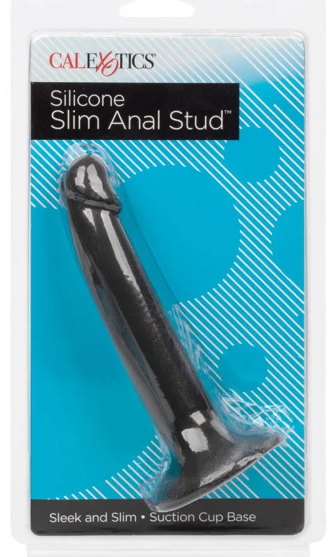 Silicone Slim Anal Stud - Black | CalExotics Anal Silicone Slim Anal Stud - Black | CalExotics Anal