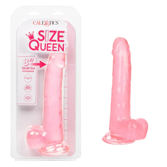 Size Queen 8 Inch Pink CalExotics Anal
