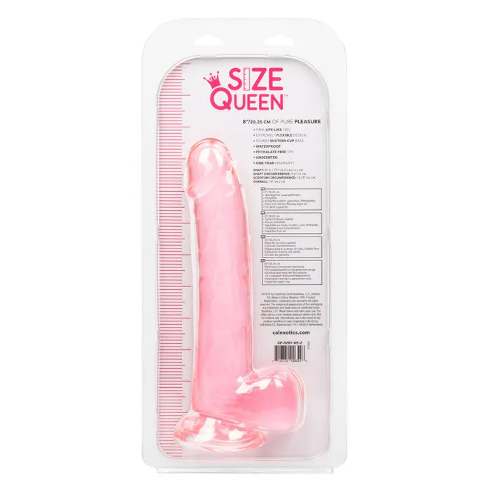 Size Queen 8 Inch - Pink | CalExotics Anal Size Queen 8 Inch - Pink | CalExotics Anal