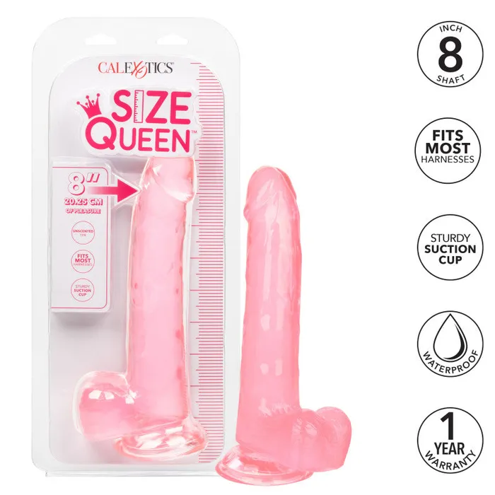 Size Queen 8 Inch - Pink | CalExotics Anal Size Queen 8 Inch - Pink | CalExotics Anal