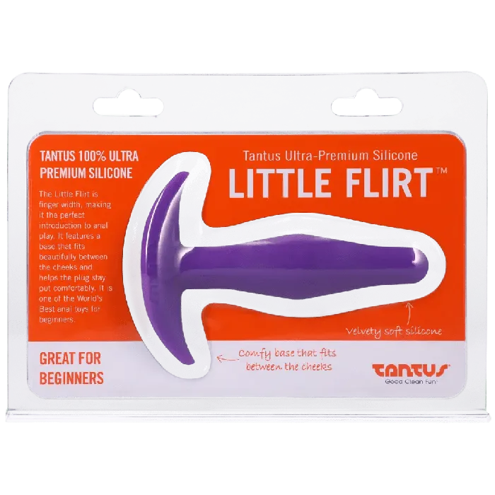 Tantus Anal | Tantus Silicone Little Flirt Butt Plug - (Purple Haze)