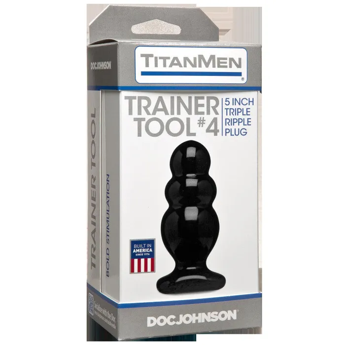 Titanmen Tool Trainer 4 Black Doc Johnson Anal