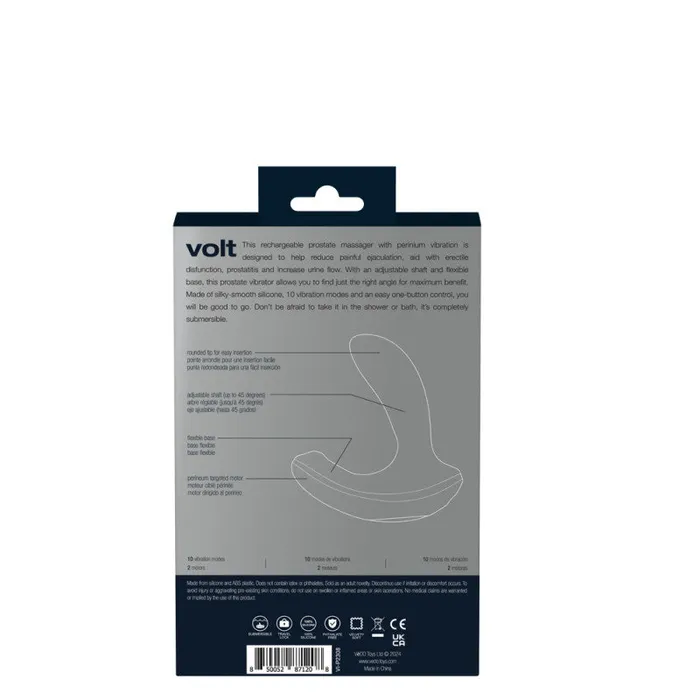 VeDO Anal | Volt Rechargeable Prostate Vibe - Black VeDO Anal | Volt Rechargeable Prostate Vibe - Black