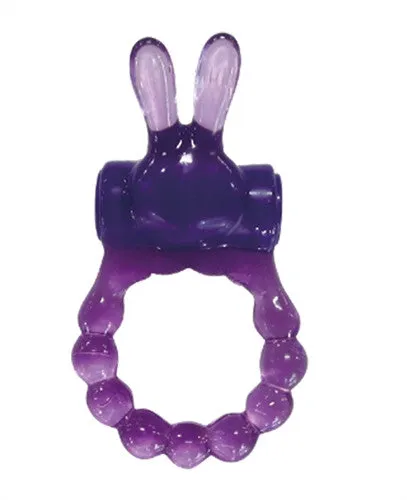 Vibrating Bunny Ring Purple Top Cat Toys Vibrators