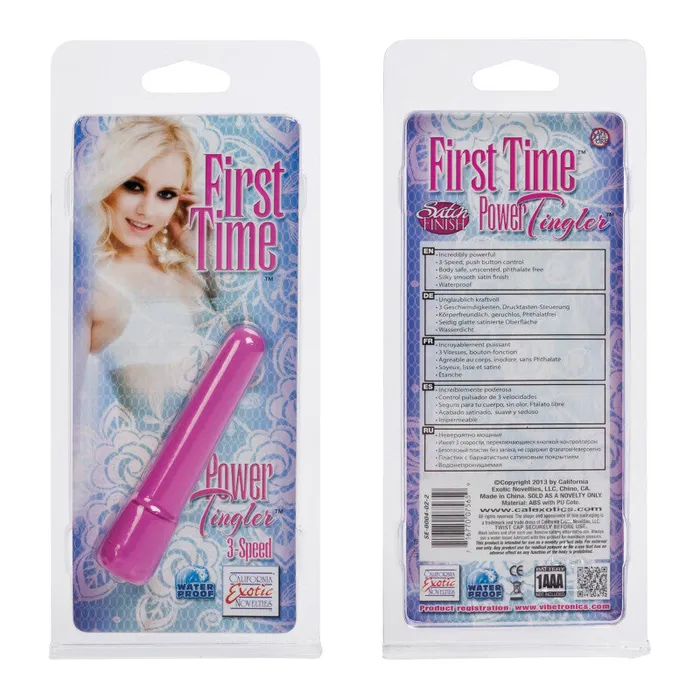 Vibrators | CalExotics First Time Power Tingler - Pink