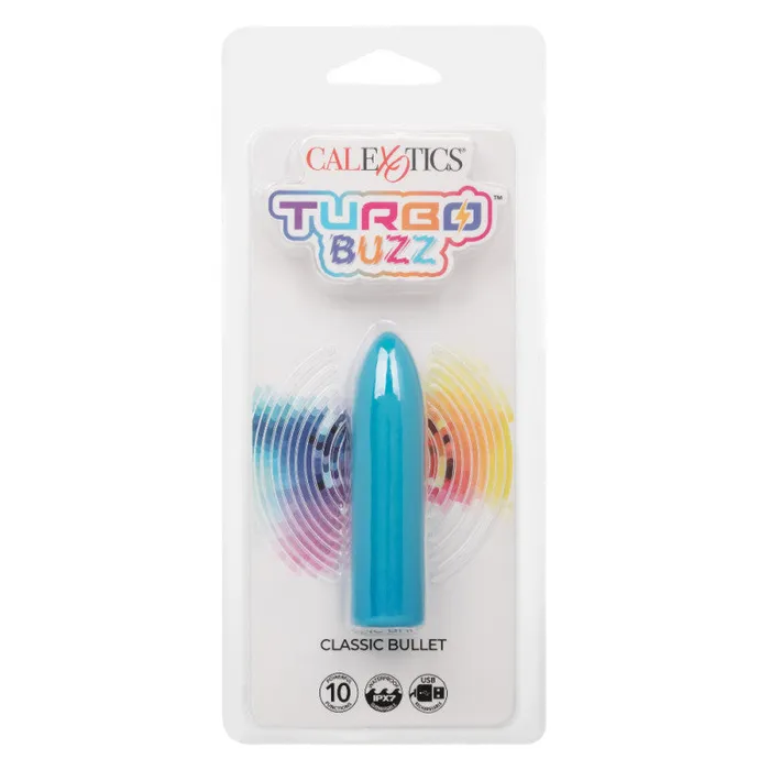Vibrators | CalExotics Turbo Buzz Classic Bullet - Blue