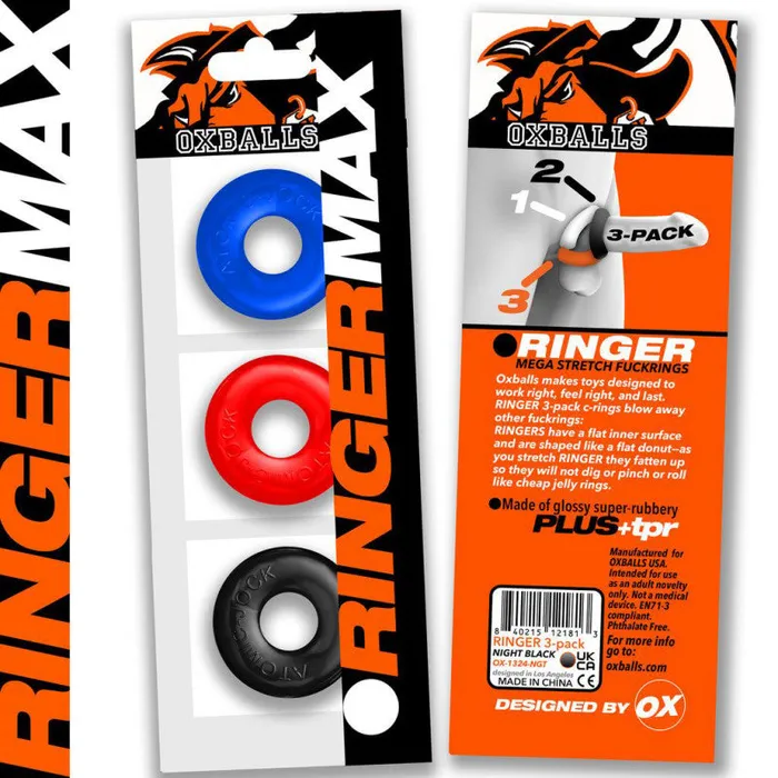 Vibrators | Oxballs Ringer Max 3-Pack - Multi Vibrators | Oxballs Ringer Max 3-Pack - Multi
