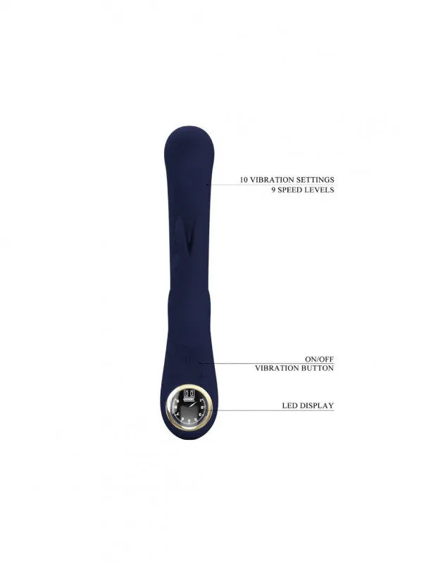 Vibrators | Pretty Love Lamar - Led Digital Display Rabbit - Blue Vibrators | Pretty Love Lamar - Led Digital Display Rabbit - Blue