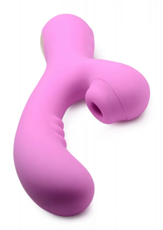 Vibrators | XR Brands inmi 8x Silicone Suction Rabbit - Pink Vibrators | XR Brands inmi 8x Silicone Suction Rabbit - Pink