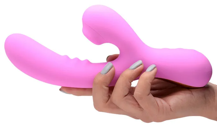 Vibrators | XR Brands inmi 8x Silicone Suction Rabbit - Pink Vibrators | XR Brands inmi 8x Silicone Suction Rabbit - Pink