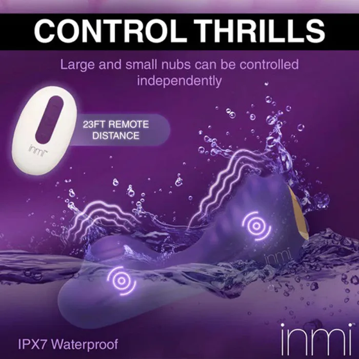 Vibrators | XR Brands inmi Vibrating Silicone Grinder - Purple Vibrators | XR Brands inmi Vibrating Silicone Grinder - Purple