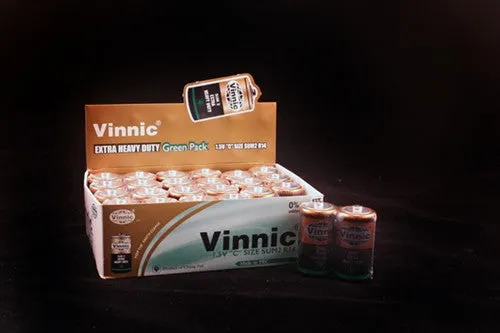 Vinnic amp Player Batteries Vinnic C Batteries Box of 24 Anal