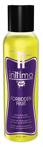 Wet Inttimo by Wet Aromatherapy Bath and Massage Oil Forbidden Fruit 4 Oz Couples