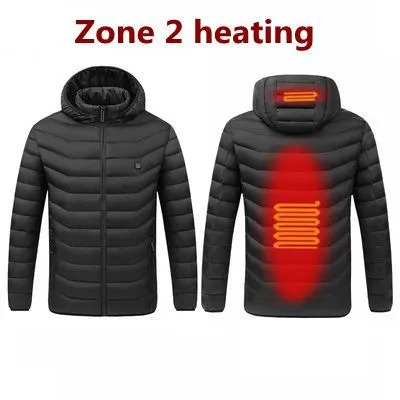 World Super Boutiques 2021 NWE Men Winter Warm USB Heating Jackets Smart Thermostat Pure Color Hooded Heated Clothing Waterproof  Warm Jackets | Female Sex Toys