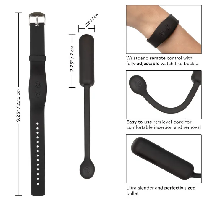 Wristband Remote Petite Bullet | CalExotics Female Sex Toys