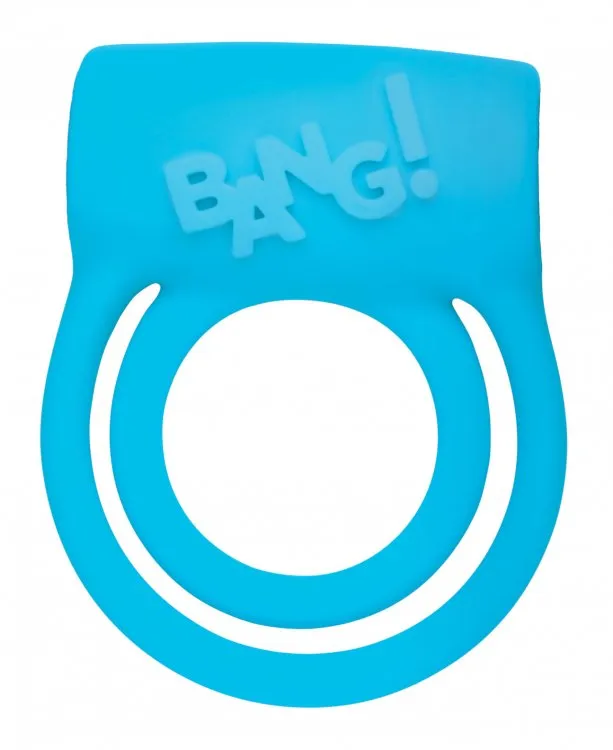 XR Brands Anal | Bang! Duo Blast C Ring Butt Plug Bullet & Blindfold Kit Black