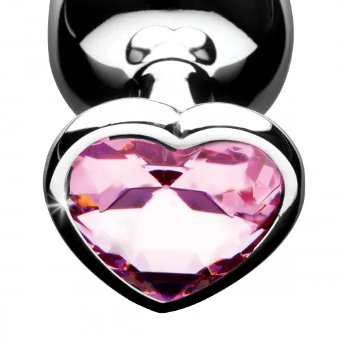 XR Brands Anal | Booty Sparks Pink Heart Gem Anal Plug Set