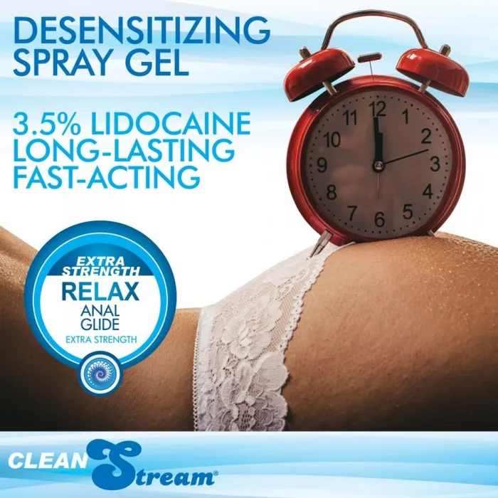 XR Brands Anal | Cleanstream Relax Anal Lube Desensitizing W/ Tip 8oz