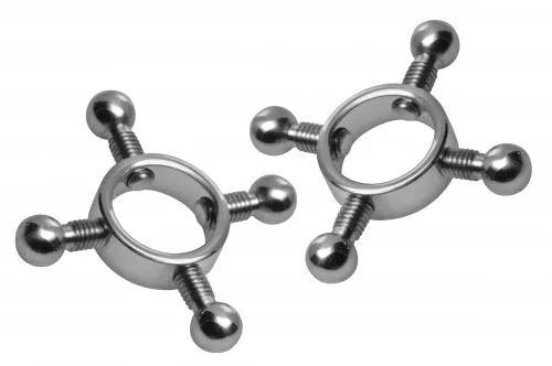 XR Brands Anal | Master Series Rings Of Fire Nipple Press Set