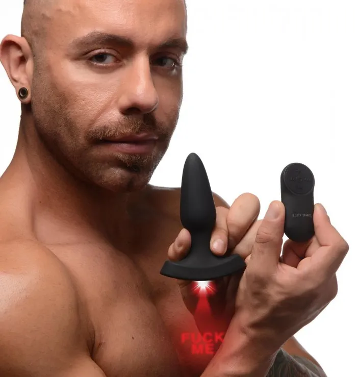 XR Brands Booty Sparks Laser Fuck Me Small Anal Plug W/ Remote | Anal