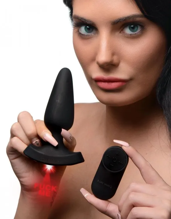 XR Brands Booty Sparks Laser Fuck Me Small Anal Plug W/ Remote | Anal