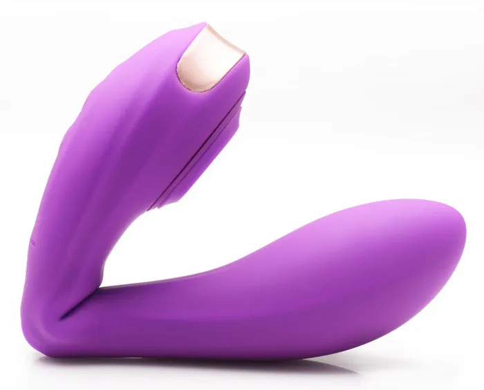 XR Brands inmi Vibrators | Pose Plus - 10x Pulsing Bendable Silicone Vibrator - Purple
