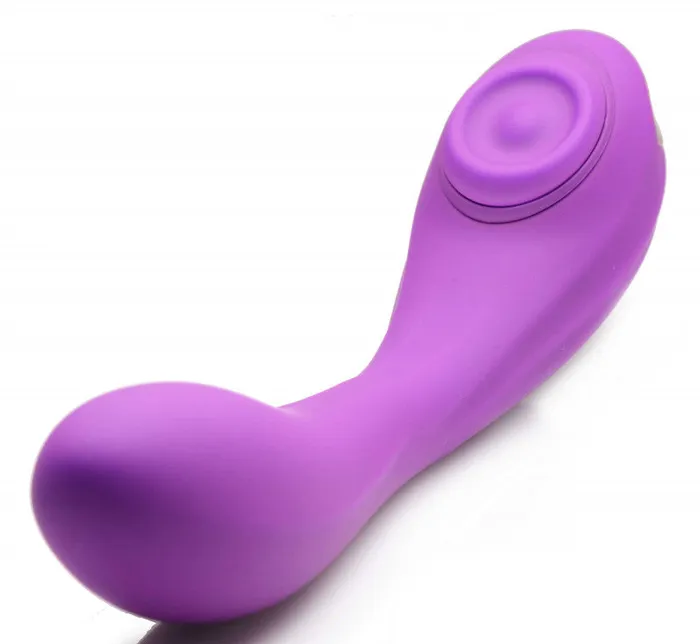 XR Brands inmi Vibrators | Pose Plus - 10x Pulsing Bendable Silicone Vibrator - Purple