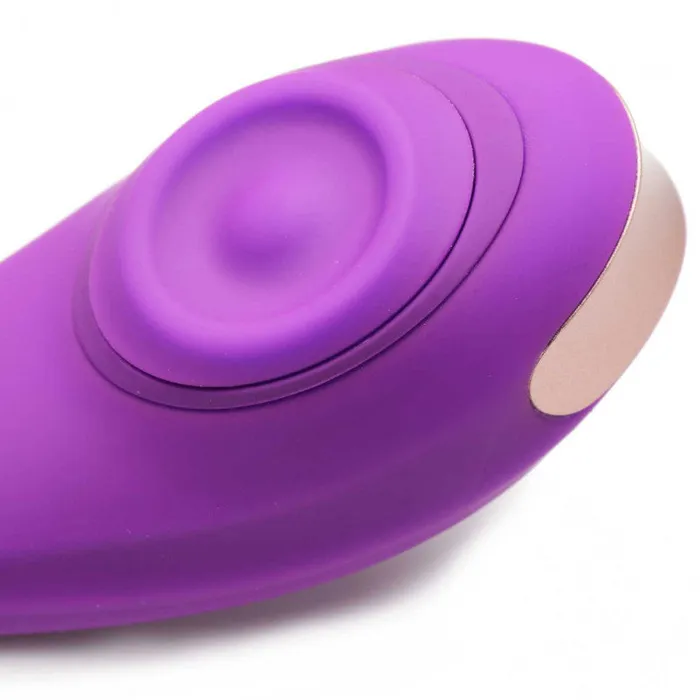 XR Brands inmi Vibrators | Pose Plus - 10x Pulsing Bendable Silicone Vibrator - Purple