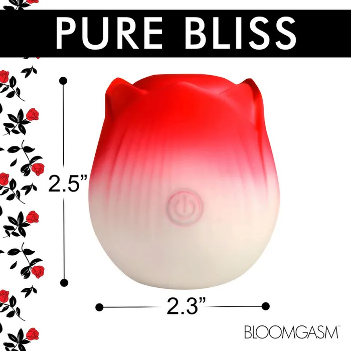 XR Brands inmi Vibrators | Pulsing Petals Throbbing Rose Stimulator - Red XR Brands inmi Vibrators | Pulsing Petals Throbbing Rose Stimulator - Red