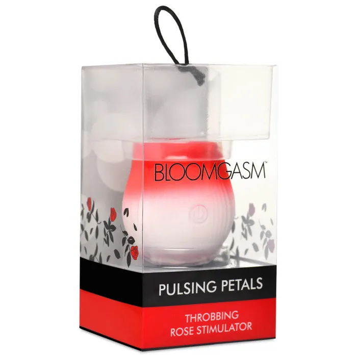XR Brands inmi Vibrators | Pulsing Petals Throbbing Rose Stimulator - Red XR Brands inmi Vibrators | Pulsing Petals Throbbing Rose Stimulator - Red