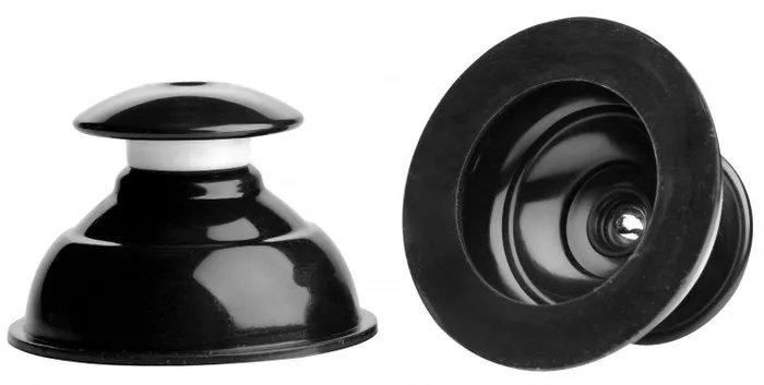 XR Brands Male Sex Toys | Master Series Plungers Extreme Suction Silicone Nipple Sucker