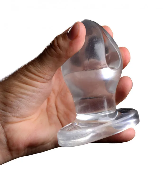 XR Brands Master Series Anal | Anchored Clear Anal Plug