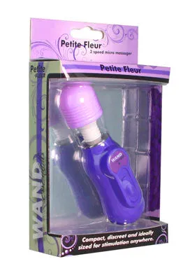 XR Brands Wand Essentials Female Sex Toys Petite Fleur Mini Vibrating Wand Massager XR Brands Wand Essentials Female Sex Toys Petite Fleur Mini Vibrating Wand Massager