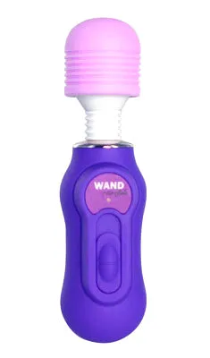 XR Brands Wand Essentials Female Sex Toys | Petite Fleur Mini Vibrating Wand Massager XR Brands Wand Essentials Female Sex Toys | Petite Fleur Mini Vibrating Wand Massager
